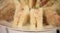 Poached salmon and dill sandwiches