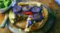Red onion, fennel and chilli tarte tatin