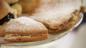 Rooibos sponge cake with quince jam and vanilla saffron icing