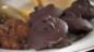 Soft mocha cookies with masala chai and apricot jelly