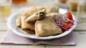Spinach and cheese samosas