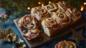 Turkey, stuffing and cranberry Chelsea buns