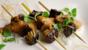 Aubergine satay kebabs
