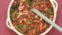 Bacon and sausage stew with beans