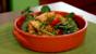 Baked paella salad