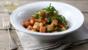Basil gnocchi with simple tomato sauce and wild rocket