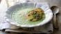 Broccoli and Stilton soup with Stilton croûtons