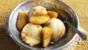 Caramelised apples with ice cream