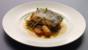 Cod with smoked langoustine tails