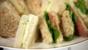 Cream cheese and cucumber sandwiches