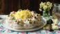 Easter lemon pavlova