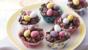 Chocolate Easter egg nest cakes