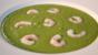 English garden soup with prawns