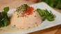 Lobster mousse with warm champagne and chive sauce