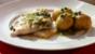 Pan-fried dab with lemon and mint potatoes
