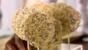 Parmesan and poppy seed lollipops 