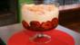 Plum and ginger trifle