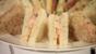 Poached salmon and dill sandwiches