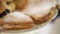 Rooibos sponge cake with quince jam and vanilla saffron icing