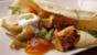 Salmon tikka wraps