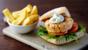 Salmon burgers with basil and lime mayonnaise