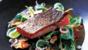 Salmon in a light, fragrant broth