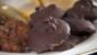 Soft mocha cookies with masala chai and apricot jelly