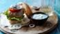 Spiced lamb burgers with herbed yoghurt