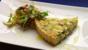 Sprout and potato quiche