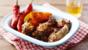 Sticky jerk wings with sugared oranges