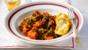 Sweet potato gumbo with cornbread muffins
