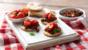 Tomato confit canapés
