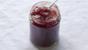 Whole strawberry and vanilla preserve