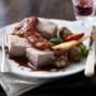 Pork belly comfort food menu