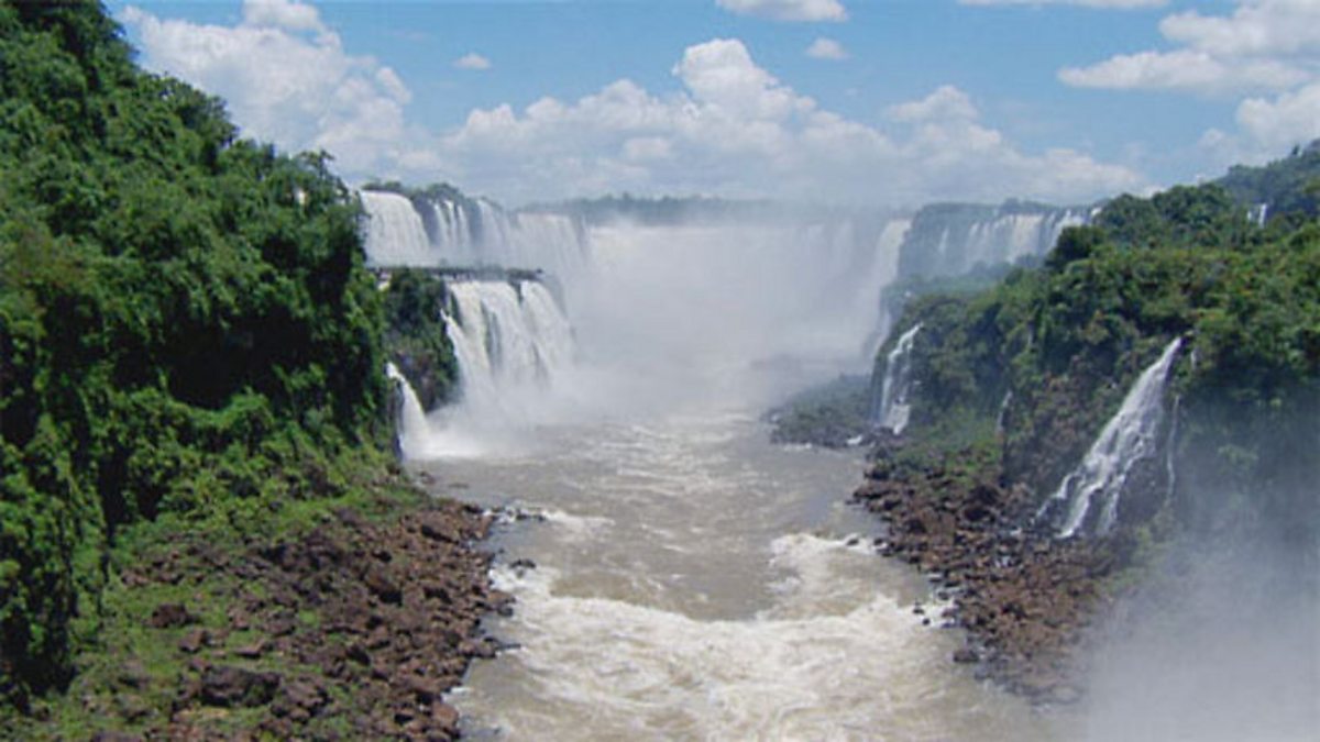 BBC One Planet Earth Freshwater Iguazu Falls Aerials