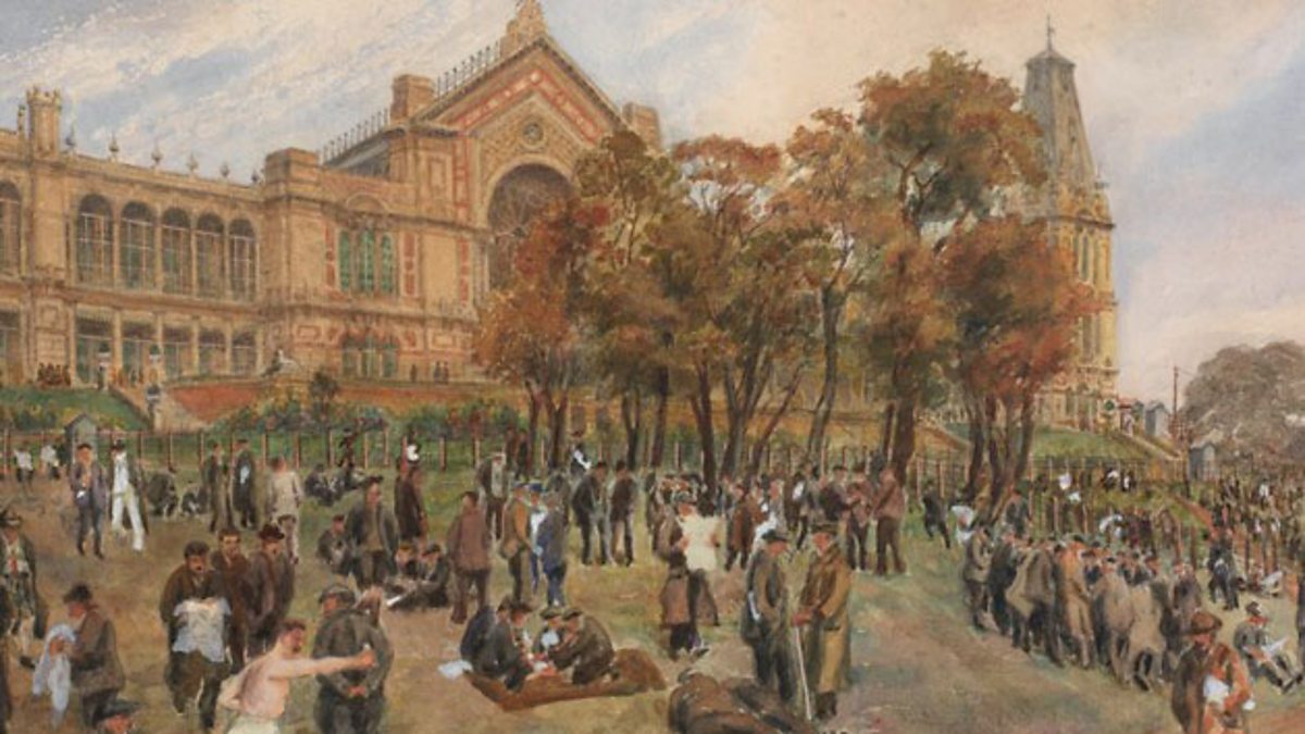 BBC - World War One At Home, Alexandra Palace, London: Internment Camp ...