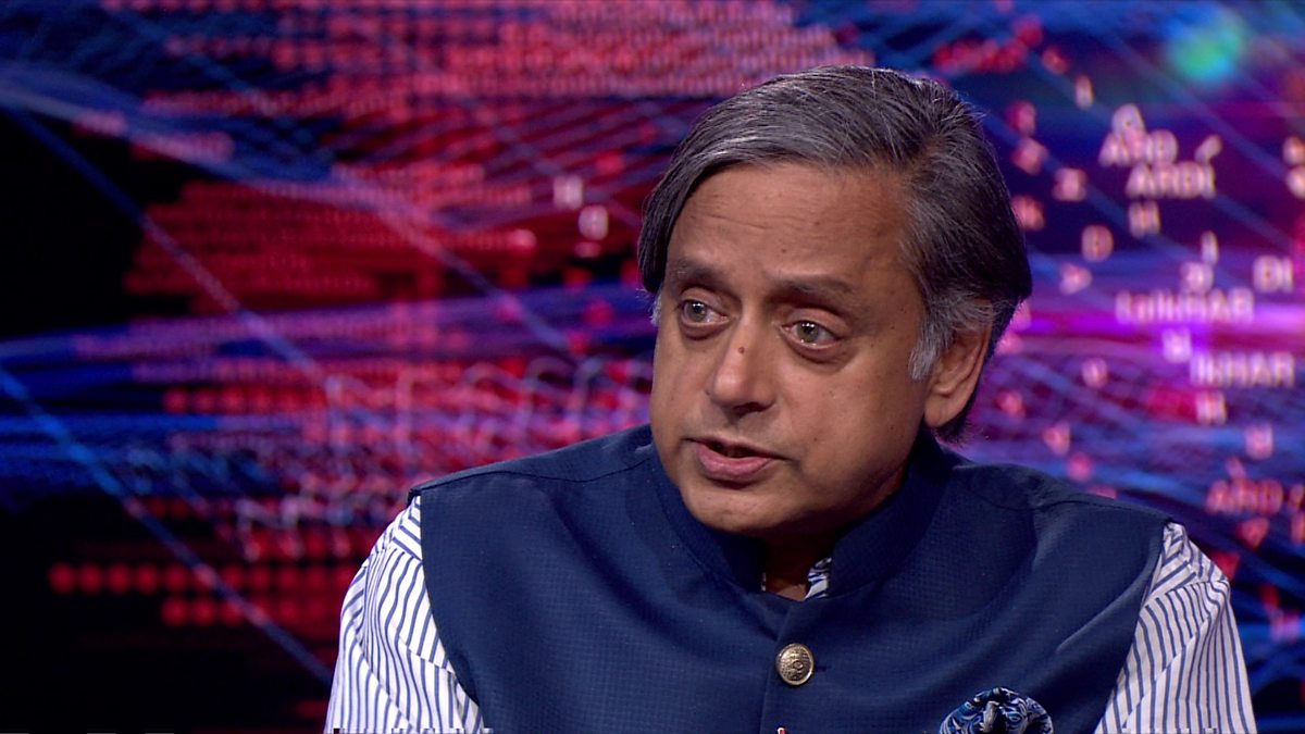 Bbc News Hardtalk Shashi Tharoor Mp Indian National Congress