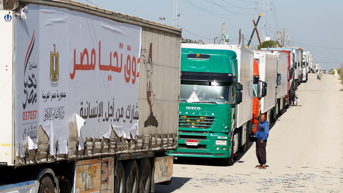 Bbc Radio Pm Highlights Aid Trucks Enter Gaza During A Pause In