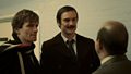 Palin and Cleese Arrive at the BBC