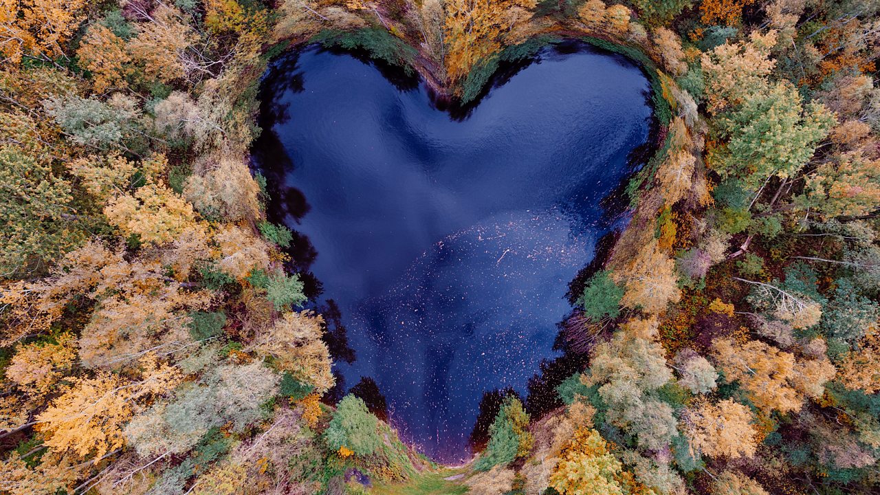 Озеро в форме сердца Ульяновск