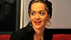 13 Feb 12 - Rita Ora in the Live lounge - 1