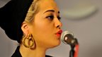 13 Feb 12 - Rita Ora in the Live lounge - 6
