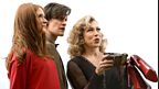 Amy, the Doctor and River Song