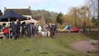 The Crew on Location