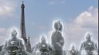 Cybermen Materialising Near the Eiffel Tower in Paris