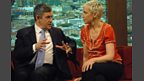 Gordon Brown and Annie Lennox