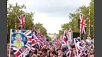 Waving flags
