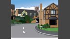 Grange Spinney - development built by Borchester Land in 2003 on a few acres of former farmland