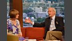 Tessa Jowell and Tom Brokaw