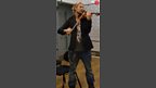 David Garrett warming up